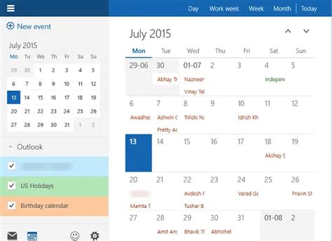 How to use the Windows 10 Calendar App