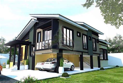 design rumah kampung modern