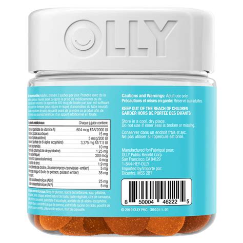 OLLY® Prenatal Multi with Folic Acid+DHA - The U Shop