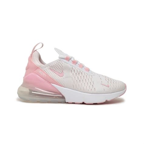 nike women w air max 270 white med soft pink pearl pink