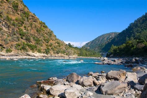 Download Ganges River In Himalayas Mountains Stock Photo - Image: 27467306