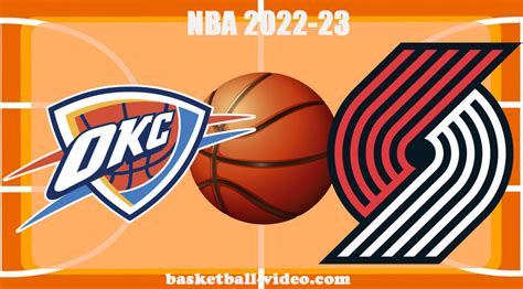 Oklahoma City Thunder vs Portland Trail Blazers Feb 10, 2023 NBA Full ...