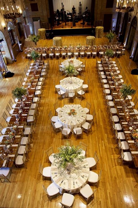 Wedding Reception Table Layout Ideas-A Mix of Rectangular and Circular Tables - EmmaLovesWeddings