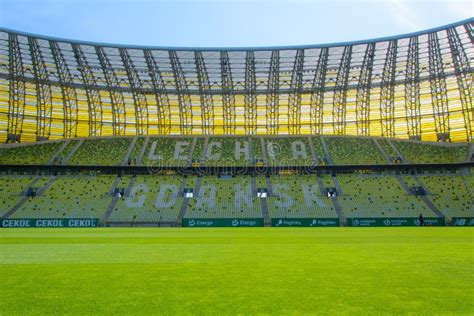 Football Stadium of Lechia Gdansk Editorial Photo - Image of seats ...