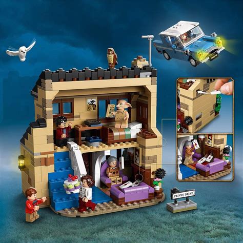 Orjinal Lego Harry Potter 4 Privet Drive Yapım Seti Lego Harry Potter Serisi 75968 – Bebekya
