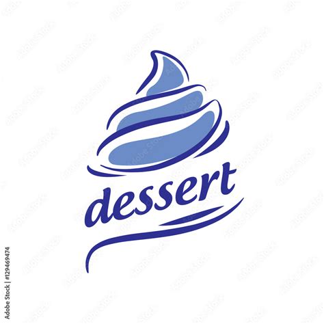 vector logo dessert Stock Vector | Adobe Stock