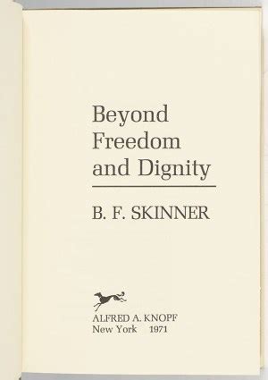 Beyond Freedom and Dignity. - Raptis Rare Books | Fine Rare and Antiquarian First Edition Books ...