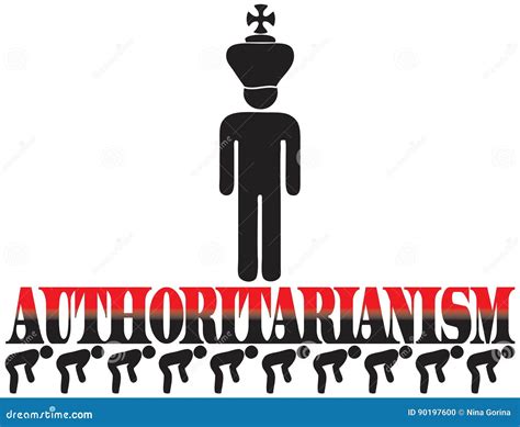 Poster for Authoritarianism Stock Vector - Illustration of symbol ...