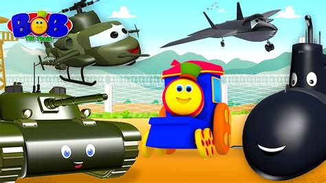 Visit to the Army Camp | Bob The Train Videos & Song | Kids Nursery ...