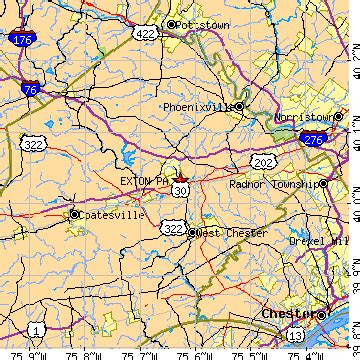 Exton, Pennsylvania (PA) ~ population data, races, housing & economy