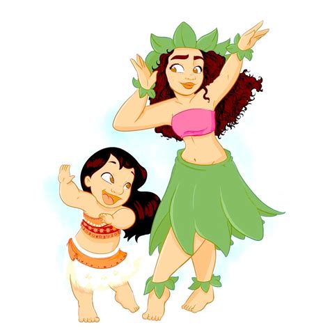 OK so they make a princess Hawaiian girl but lilo was out first and she is friends with aliens ...