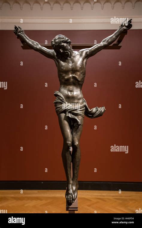 "jesus on the cross" sculpture Stock Photo - Alamy