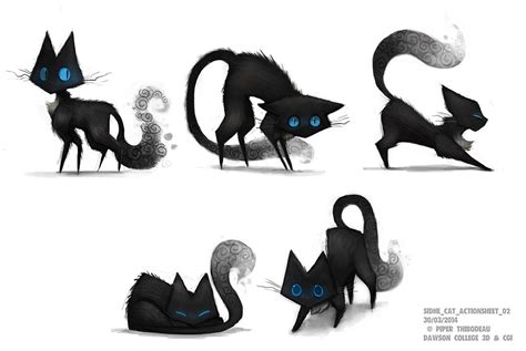 Sidhe - Cat Action Sheet 01 by Cryptid-Creations on DeviantArt