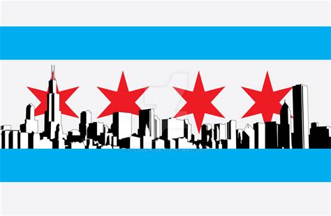 chicago flag by cilella on DeviantArt