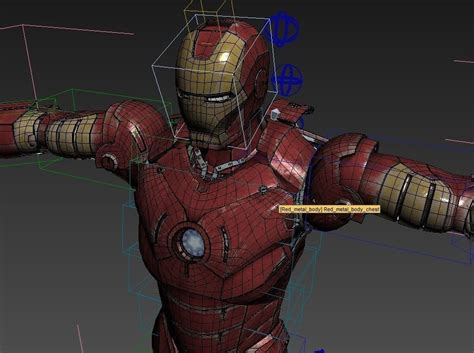 Iron man 3D Model animated rigged MAX TGA | CGTrader.com