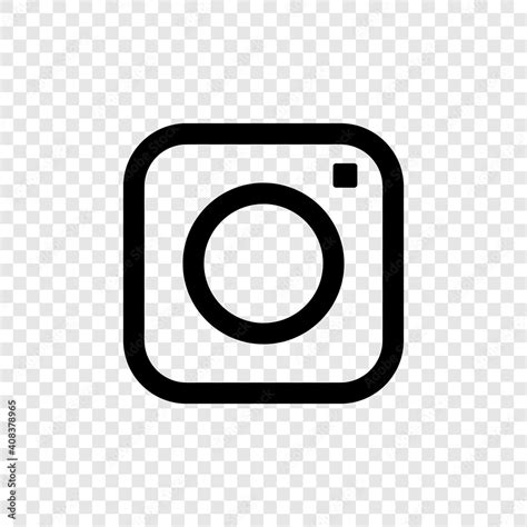 Instagram logo. Instagram icon, isolated. Vector illustration Stock ...