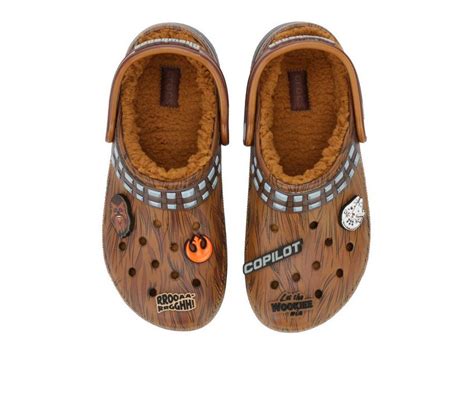 Adults' Crocs Classic Lined Chewbacca Clogs | Shoe Carnival