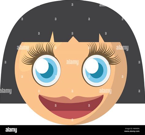 emoji girl expression image Stock Vector Image & Art - Alamy