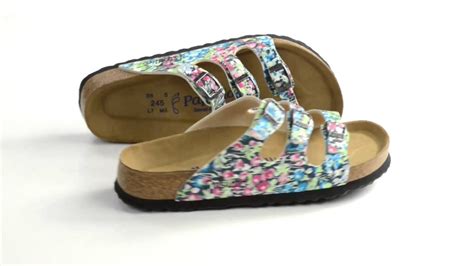 Papillio by Birkenstock Florida SFB Spring Flower Sandals - Birko-flor® (For Women) - YouTube