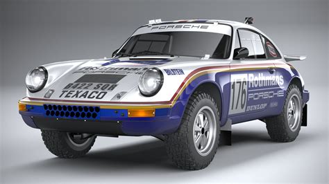 Porsche 911 953 Dakar 1984 3D Model $159 - .3ds .c4d .fbx .lwo .ma .max ...