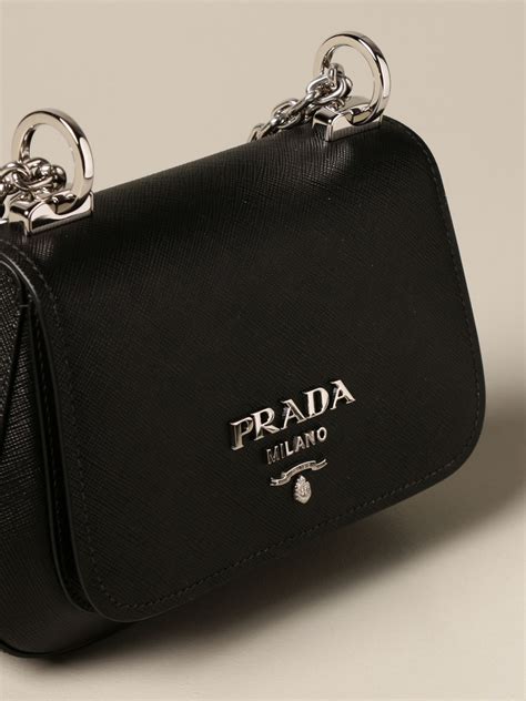 PRADA: crossbody bag in saffiano leather | Crossbody Bags Prada Women ...