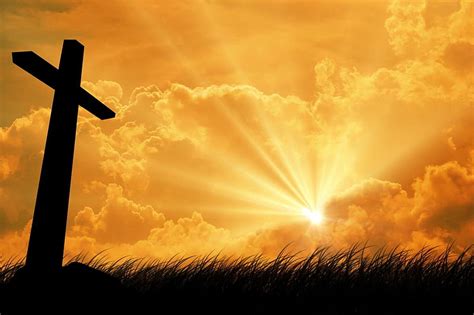 Abstract cross, christ, jesus, sunset, cross, vector, HD wallpaper | Peakpx