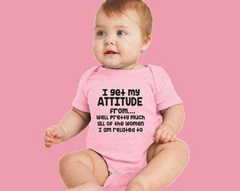 Funny Onesie Baby Girl Attitude Baby Girl Onesie Baby Shower Gift Baby ...