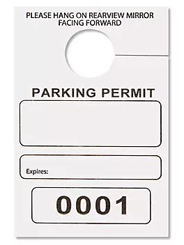 Parking Permits in Stock - ULINE