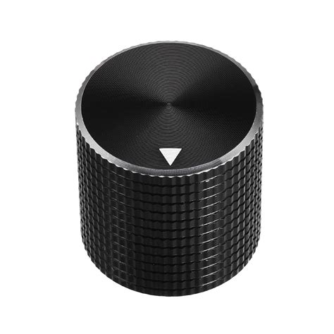 Stereo Knob, 25*6*25 mm Aluminium Alloy, Volume Control Knobs, Black 1pcs - Walmart.com ...