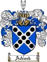 Adcock Family Crest Adcock Coat of Arms - Tradebit