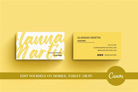 Business Card Design Minimal, Minimalist Business Cards, Diy Business, Coaching Business ...