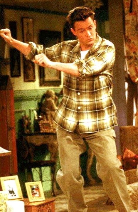 The best you've ever had dance :) | Chandler friends, Friends tv, Chandler bing