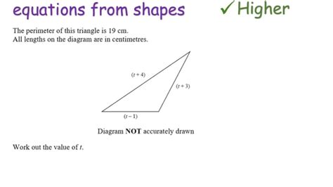 Maths Genie Algebra Forming And Solving Equations Answers - Tessshebaylo