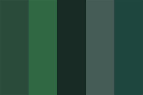 Dark Green Color Palette