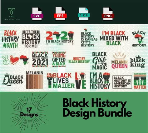 Black History Month Designs Bundle - Etsy