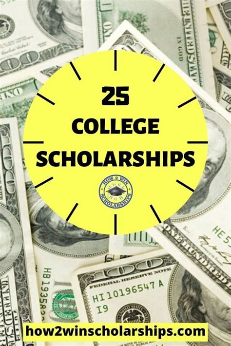 25 Great College Scholarships - Add these to your growing list!