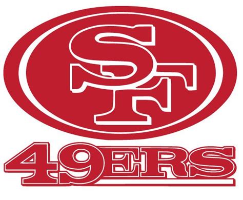 49ers symbol | San Francisco 49ers Logo Vinyl Decal Sticker | Canvas ...