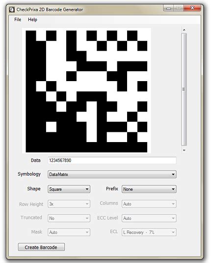 2D Barcode Generator