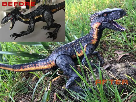 Custom indoraptor action figure by Chemoule on DeviantArt