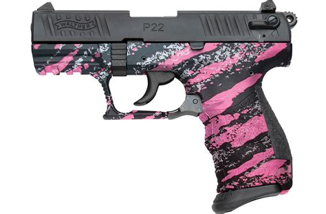 WALTHER P22 22LR WITH PINK CAMO FRAME | Sportsman's Outdoor Superstore