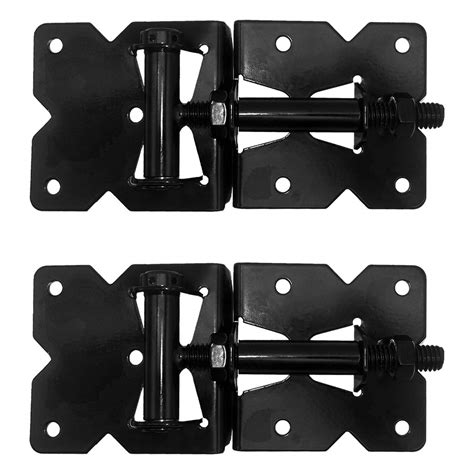 Buy Economy Self Closing Vinyl Gate Hinges - Black - for Vinyl, PVC and ...