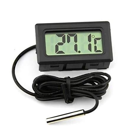 Black Color Rectangular Shape Digital Temperature Sensor at Best Price ...