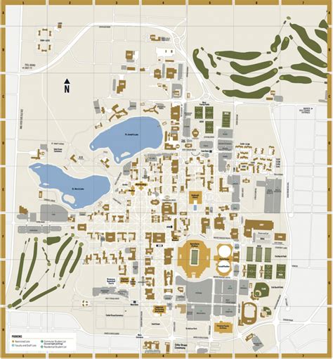 Notre Dame CampUS Map Printable – Printable Map of The United States