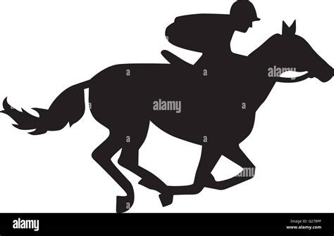 Race Horse Silhouette