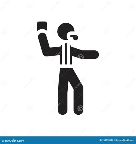 Referee Man Icon. Trendy Referee Man Logo Concept on White Background ...