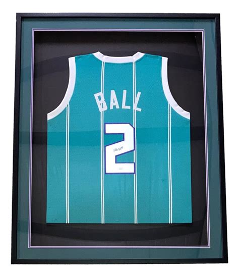 Lamelo Ball Signed Custom Framed Jersey Display (JSA COA) | Pristine ...