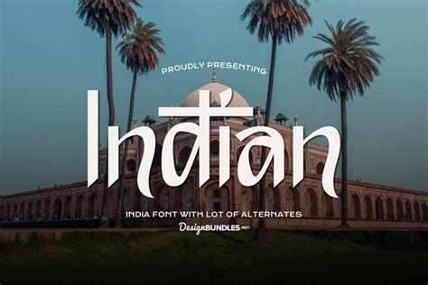 Indian - India Font