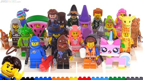 LEGO Movie 2 Collectible Minifigs review! All 20 characters - YouTube