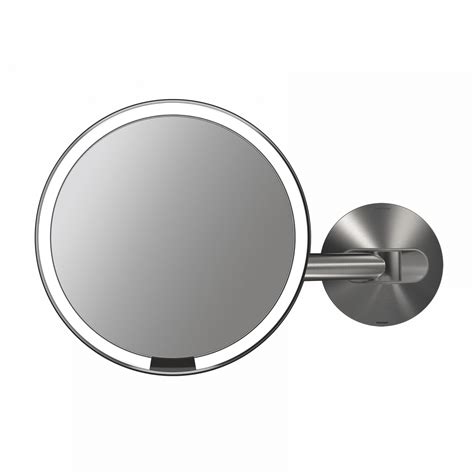 rechargeable wall mount sensor mirror | Makeup vanity mirror, Wall mounted makeup organizer ...