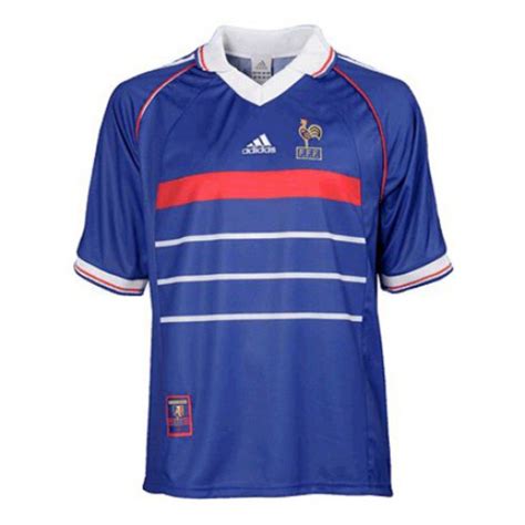 1998 France Home Classic Retro Blue Soccer Jersey Shirt In Stock🔥🔥 Price：$19.99-29.99💰💰+ Free ...